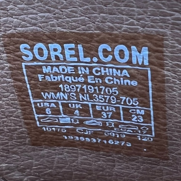 Sorel Golden Yellow Leather Nadia Open Toe Block Heel Sandals Size 6 Women's - Picture 4 of 9